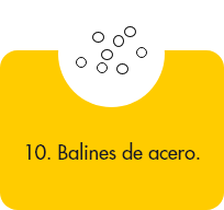 Balines de acero.