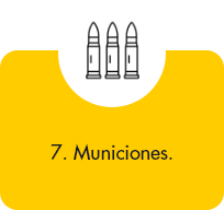 Municiones.